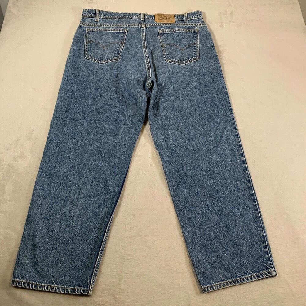 Vintage Levi’s 553 Jeans Mens 40x29 Blue Relaxed Straight Denim USA Made 36x29